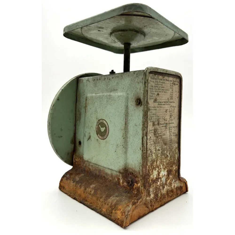 Antique 1930s Hanson Cook-O-Meter Kitchen‎ Scale 10 Pounds